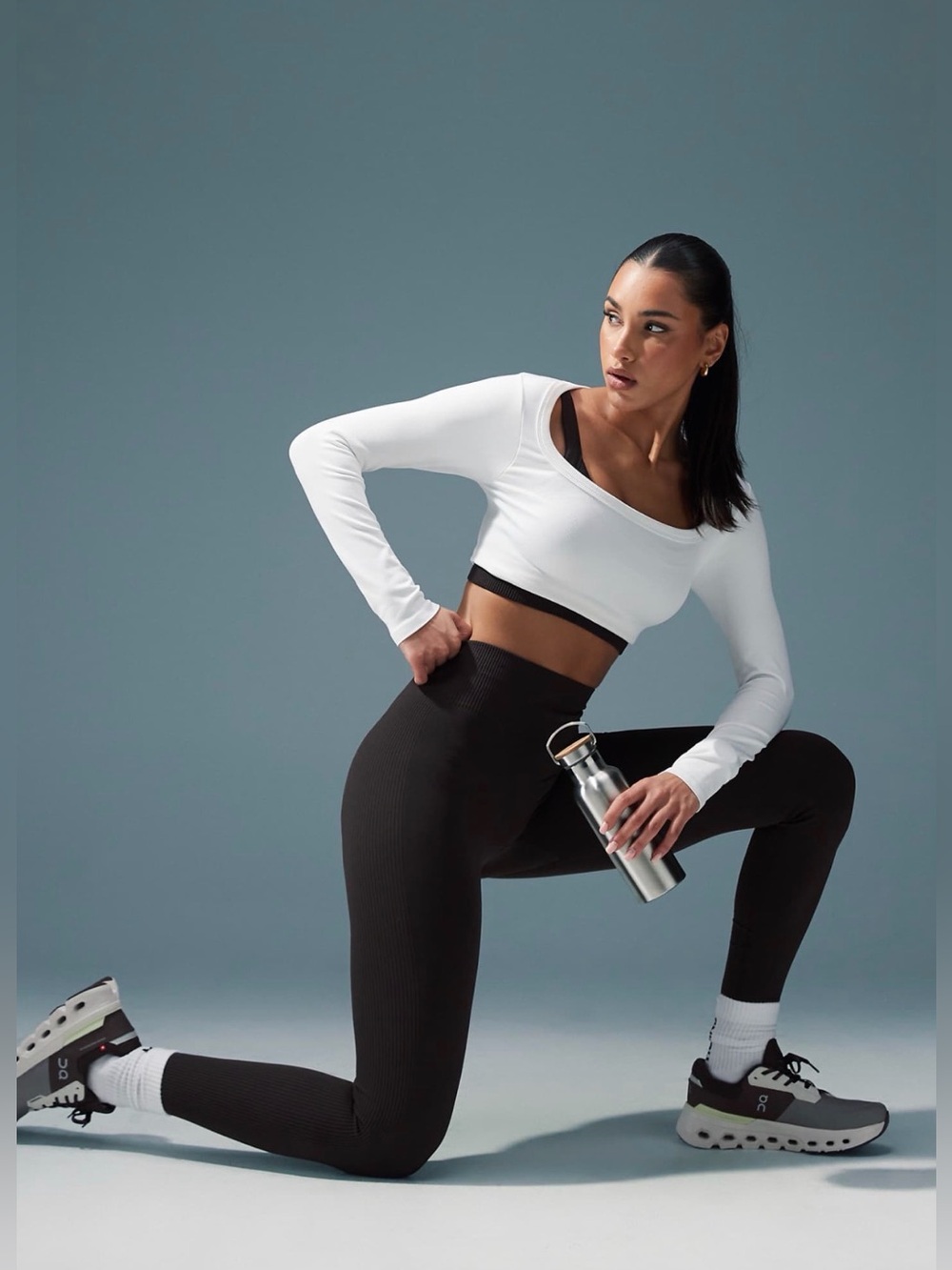 4505 by ASOS sculpting seamless high waist gym leggings in ganache. Large. NWT